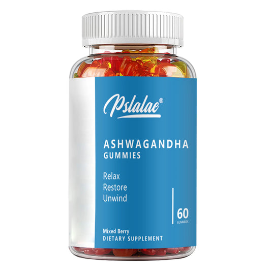 Ashwagandha Gummies - Relieve Stress and Mood, Help The Brain Improve Memory, and Improve Sleep Health - 60 Gummies